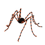 Outdoor Giant Halloween Spider Web Decoration with Scary Spider