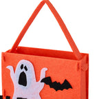 2-Pack Halloween Felt Trick or Treat Bags with Handles