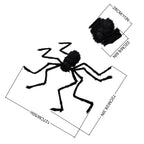 Giant Halloween Spider Decoration with 7m Web