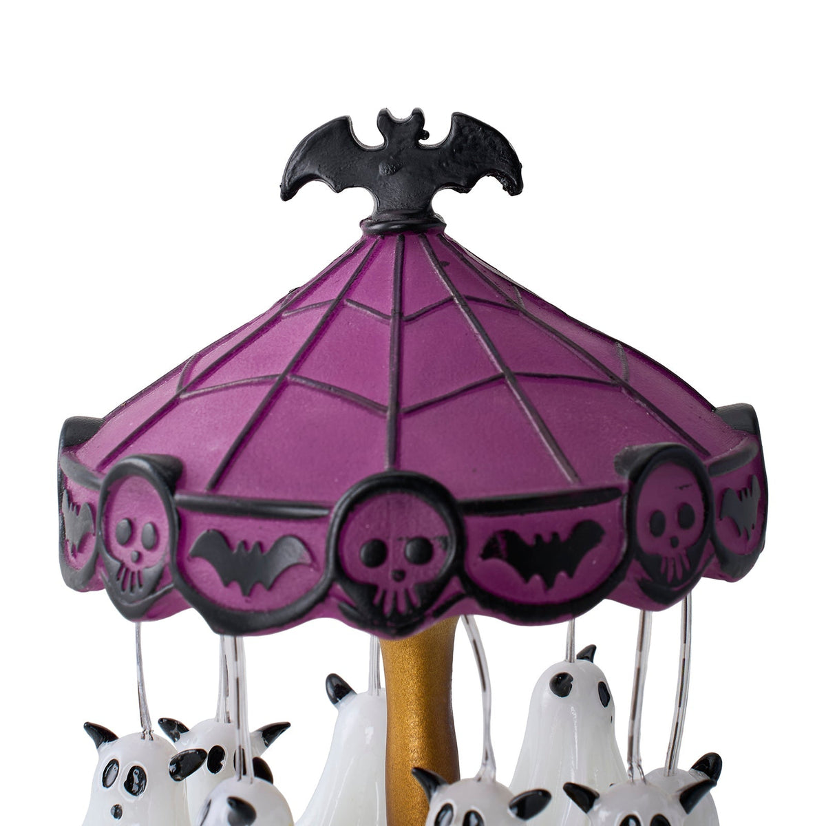 Garden Sanctuary Halloween table lamp with spooky Halloween-themed design, ideal for festive home decor.