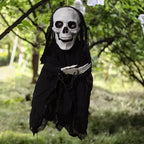 Halloween Sound Control Glowing Hanging Skeleton Ghost