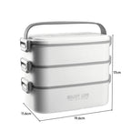 Stackable Bento Lunch Box with Handle 3 Layer