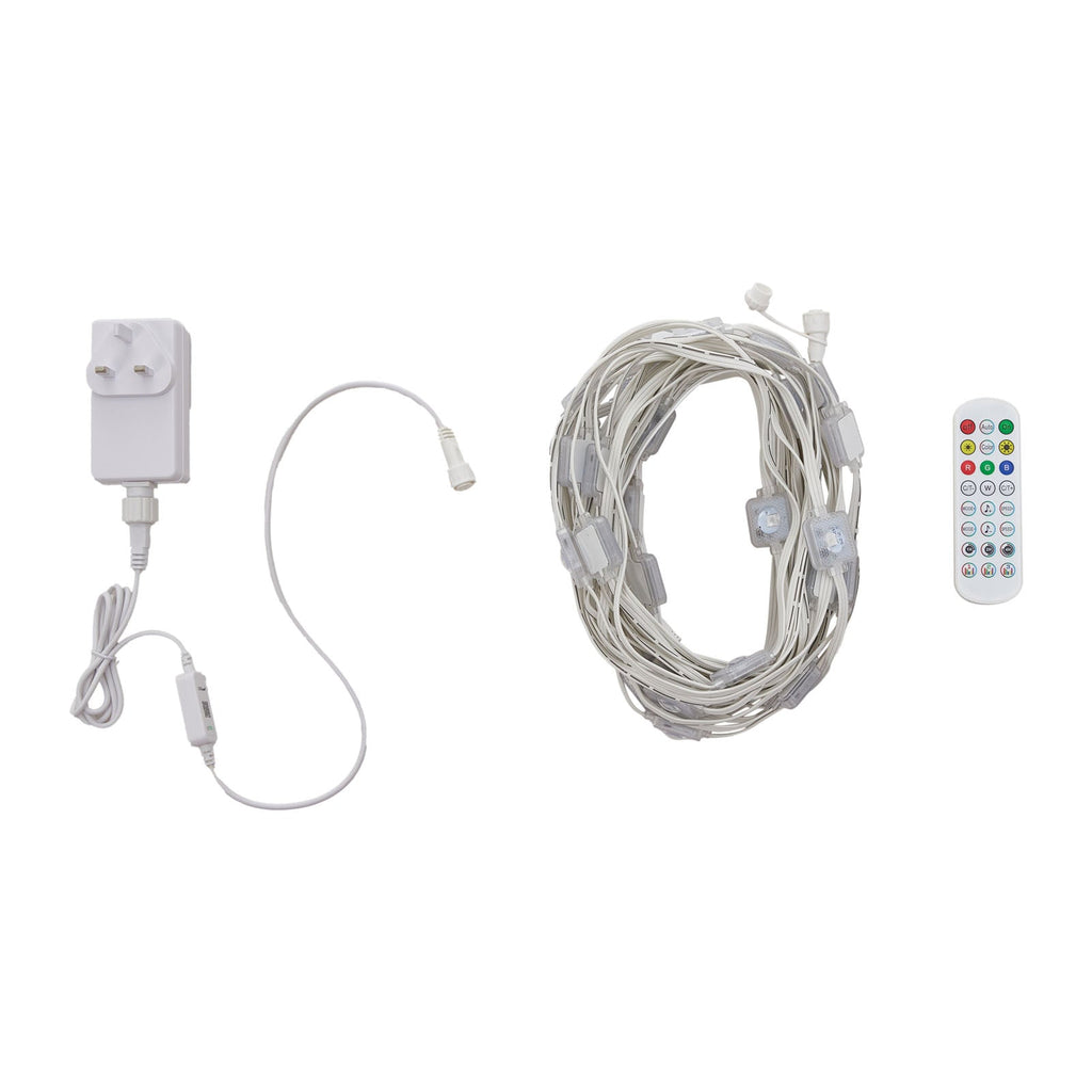 98ft Waterproof Permanent Outdoor Eaves Lights with APP/Remote Control
