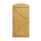 Semi Braced Arch Top Wooden Garden Gate