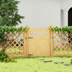 Rhombus Garden Wood Fence Gate