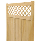 120CM Wide Wooden Garden Gate with Latch