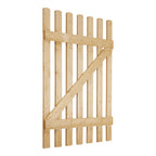 Garden Wood Fence Gate with Latch