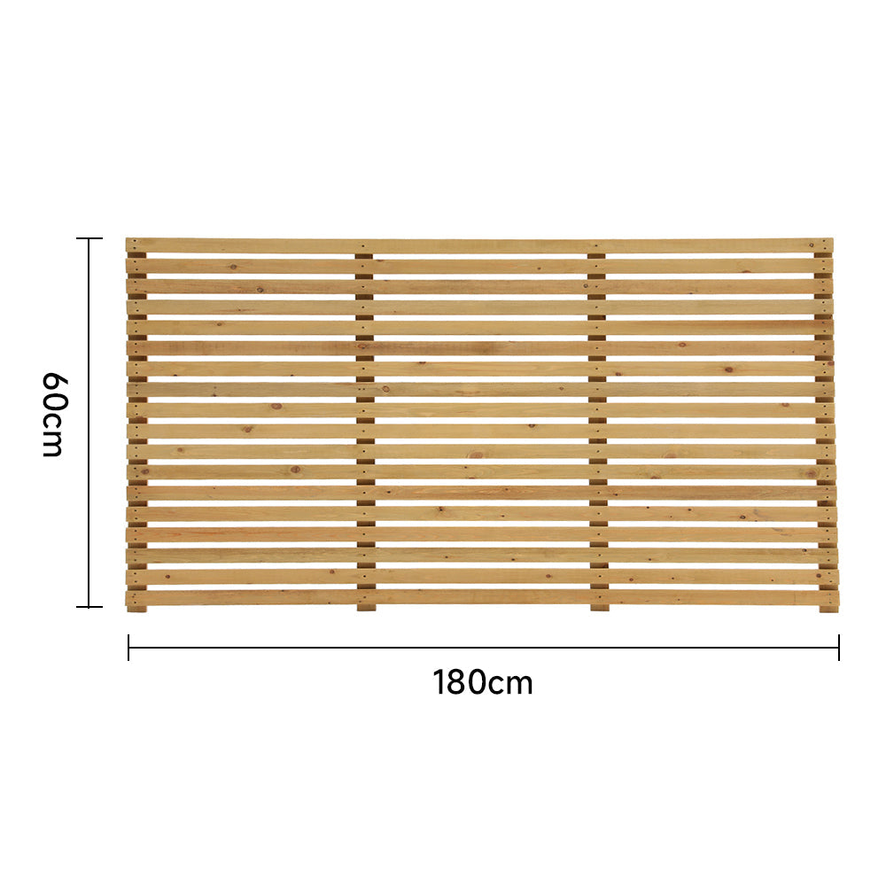 180CM Wide Pine Wood Garden Fence