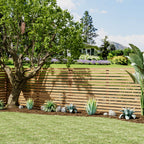180CM Wide Pine Wood Garden Fence