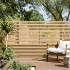 180CM Wide Pine Wood Garden Fence