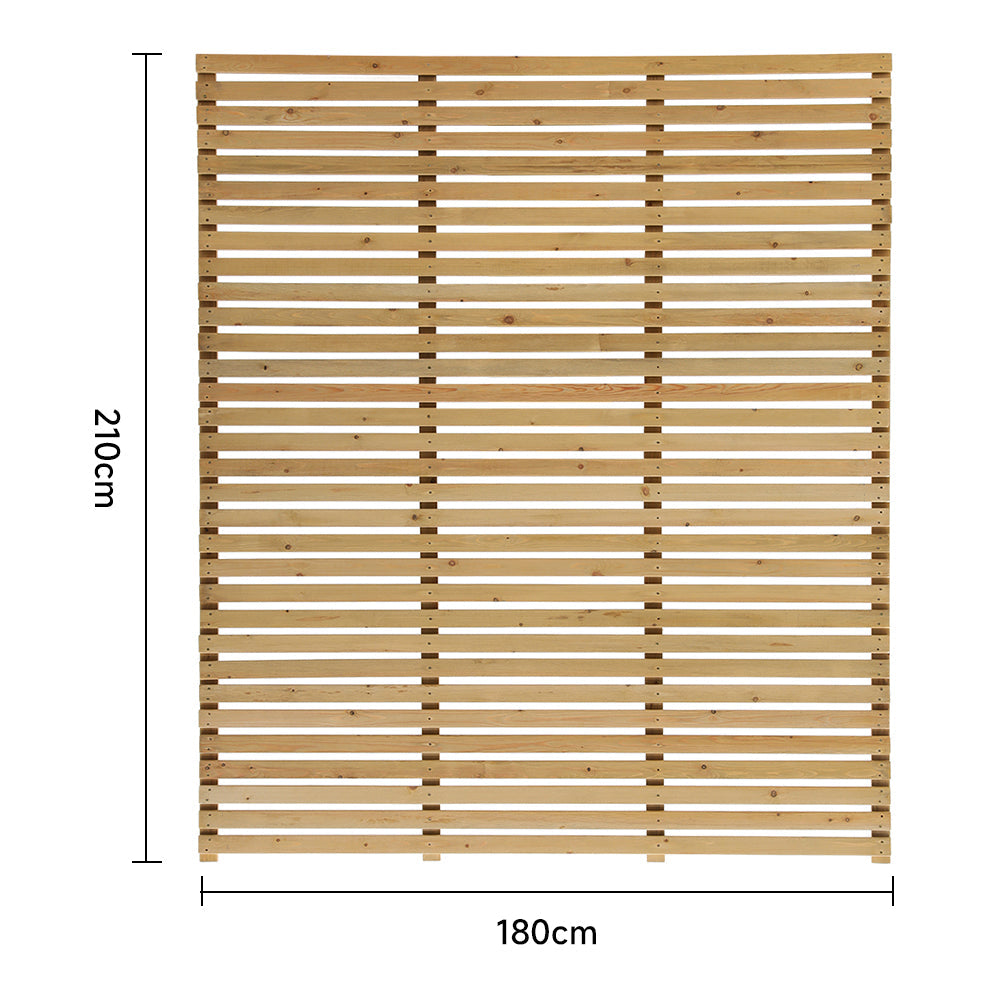 180CM Wide Pine Wood Garden Fence