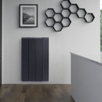 Black Wall Mounted Electric Ceramic Radiator Space Heater