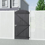 Semi Braced Arch Top Strong Wooden Garden Gate