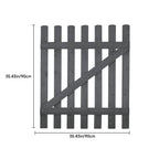 Garden Wood Fence Gate with Latch