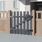 Garden Wood Fence Gate with Latch