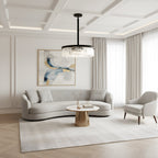 Modern 6-light E14 pendant light by Garden Sanctuary with sleek design and hanging fixtures for contemporary decor.