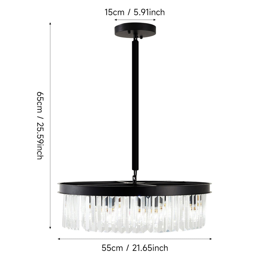 Modern 6-light E14 pendant light by Garden Sanctuary with sleek design and hanging fixture for contemporary interior lighting.