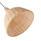 Rattan-Woven Pendant Light
