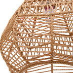E27 rattan-woven ceiling pendant light from Garden Sanctuary, showcasing a stylish, natural rattan design for modern interiors.
