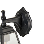 Black IP65 Weatherproof Outdoor Wall Light
