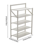 5/6-Tier Foldable Bamboo Shoe Rack