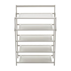 5/6-Tier Foldable Bamboo Shoe Rack