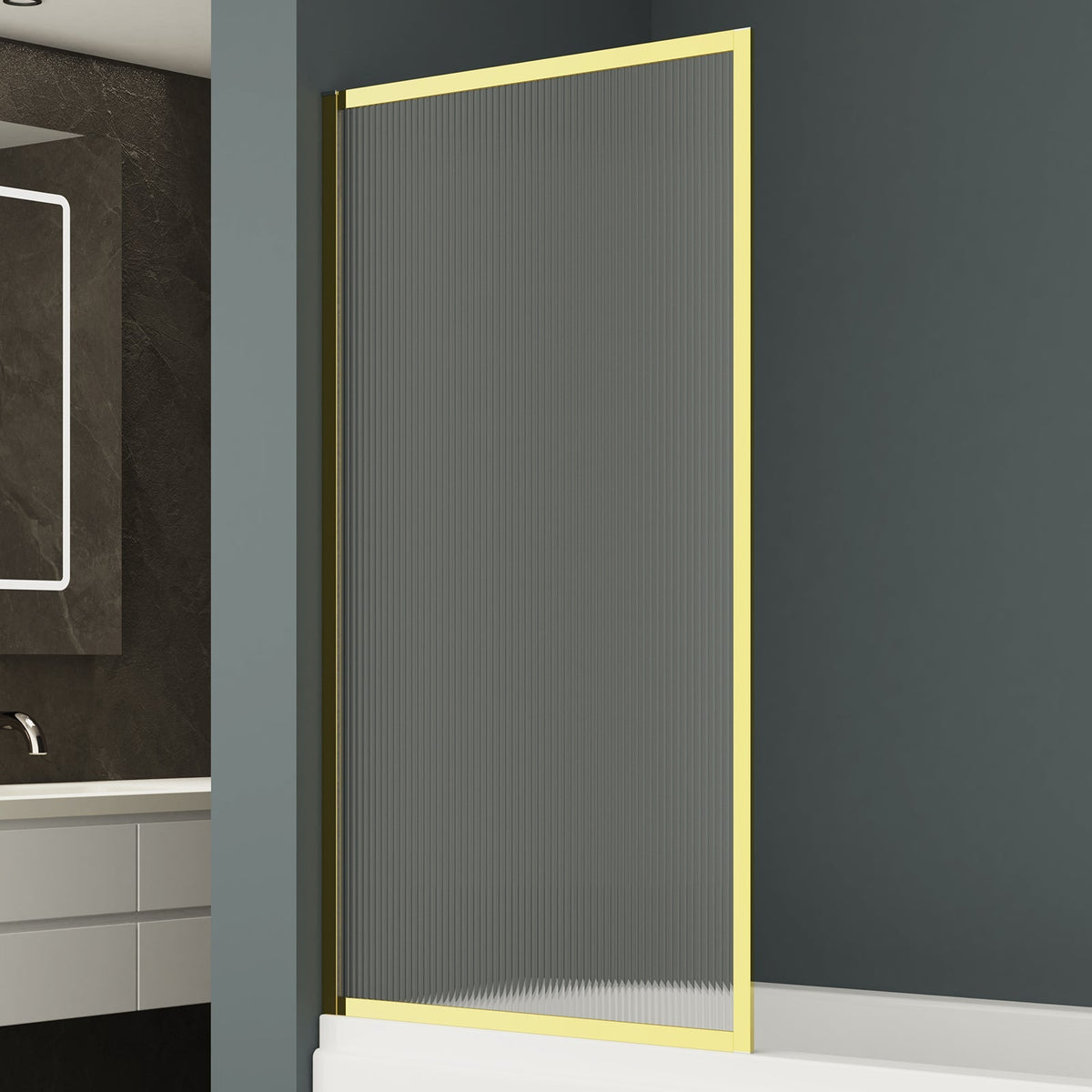 Fixed Framed Over Bath Shower Screen