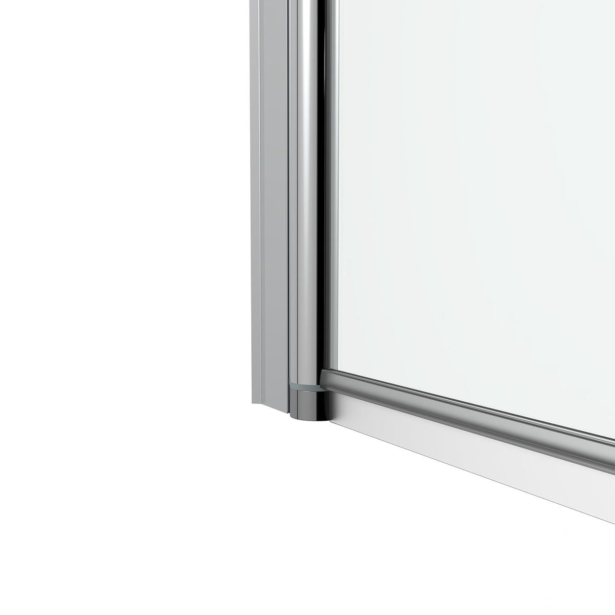 180 Degree Rotation 2-Section Hinged Over Bath Shower Screen