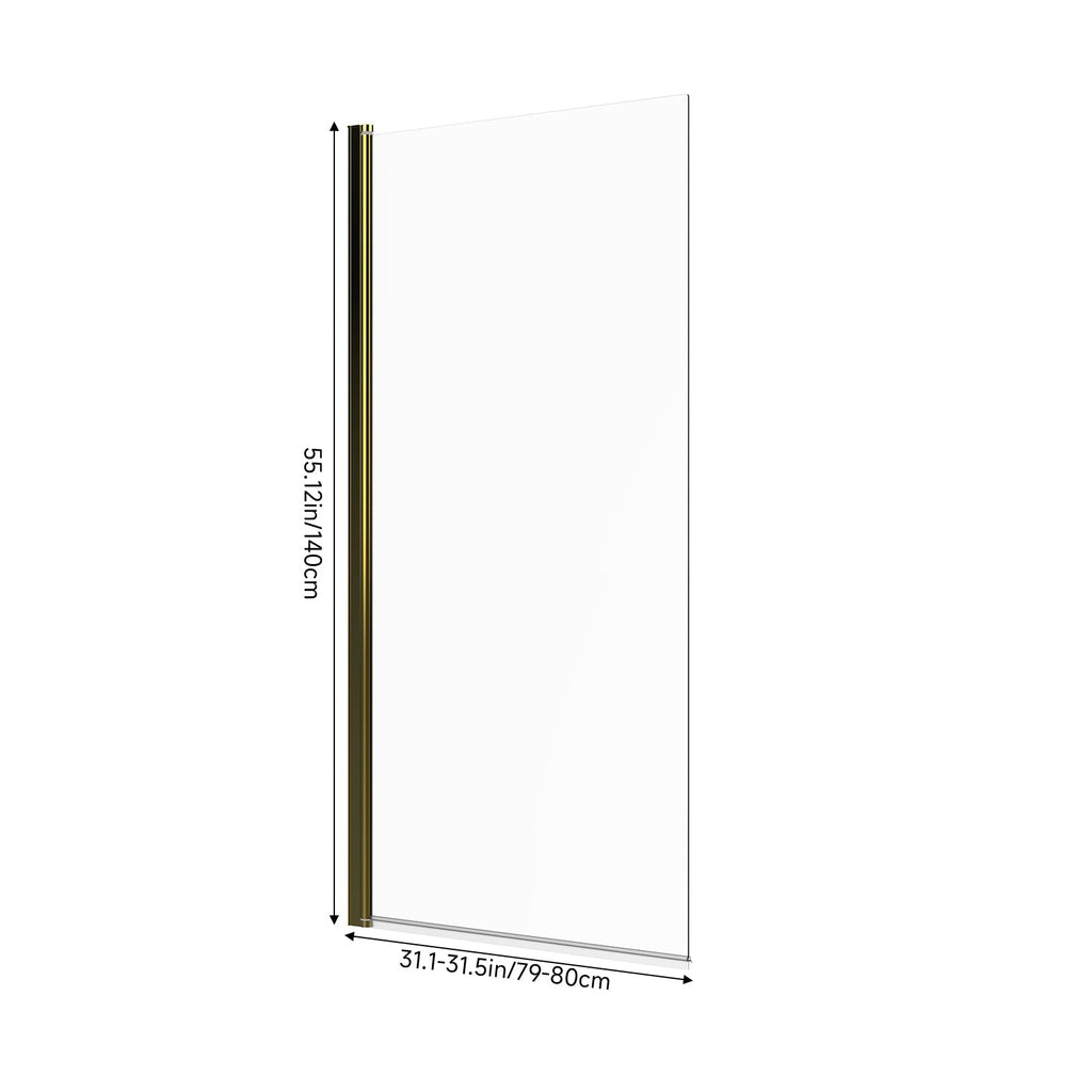 180 Degree Rotation Over Bath Shower Screen