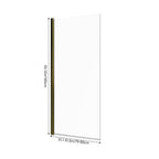 180 Degree Rotation Over Bath Shower Screen