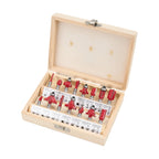 800W 6-Speed Electric Wood Router with Router Bits Set