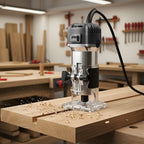 800W 6-Speed Electric Wood Router with Router Bits Set