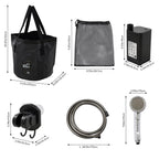 Rechargeable Shower Pump With LED Display