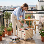 Folding 32L Shopping Trolley Cart with Wheels