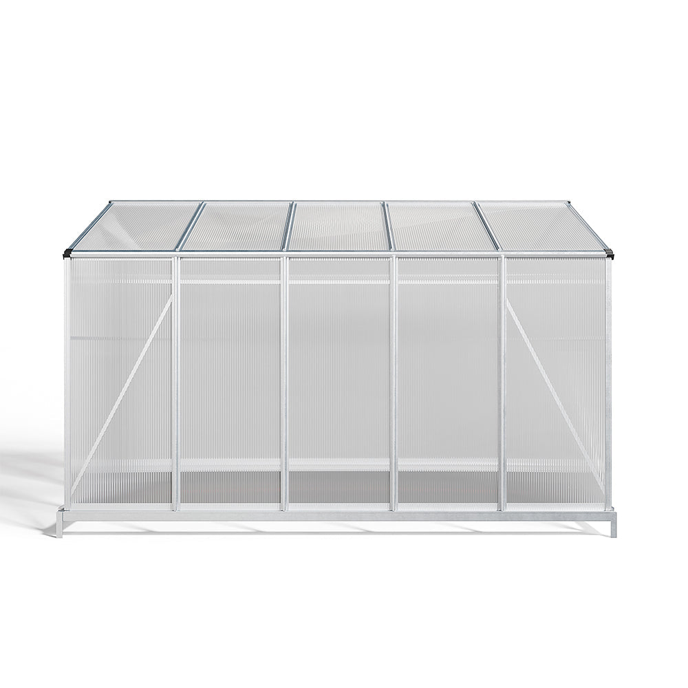 White Framed Garden Greenhouse without Base Frame