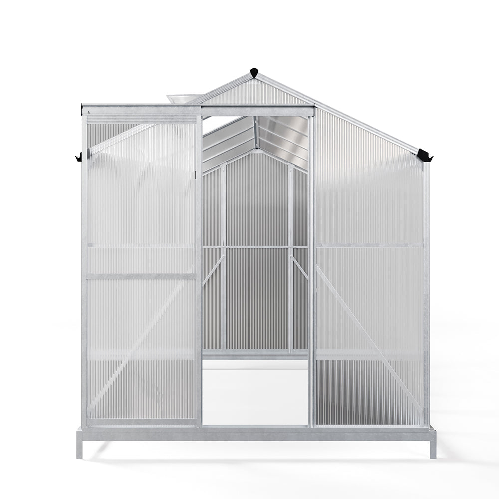 White Framed Garden Greenhouse without Base Frame