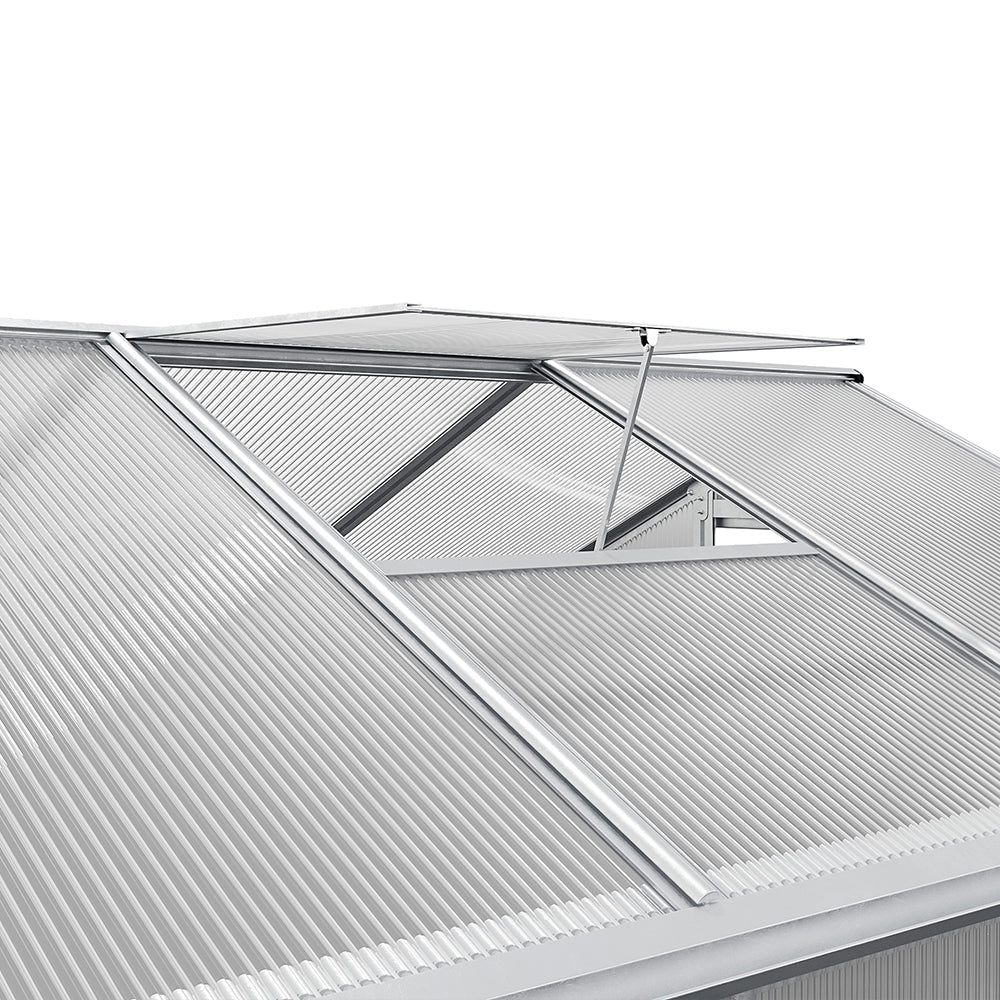 White Framed Garden Greenhouse without Base Frame