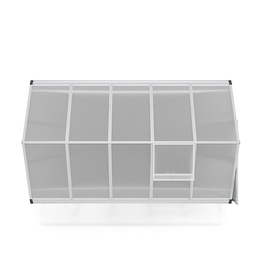 White Framed Garden Greenhouse without Base Frame