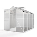 White Framed Garden Greenhouse without Base Frame