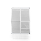 White Framed Garden Greenhouse without Base Frame
