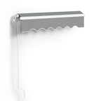 Grey Manual Retractable Patio Awning