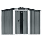 10 x 12 ft Metal Garden Storage Shed with Apex Roof