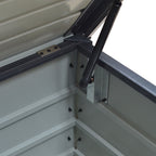 200L Metal Lockable Waterproof Garden Storage Box