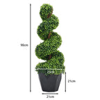 Artificial Topiary Spiral Boxwood Tree