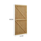 91CM Wide Pine Wood Garden Gate with Latch