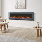 Wall Mounted Electric Fireplace with Remote Control