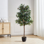 Artificial Olive Tree Decorative Plant in Planter