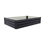 Galvanized Steel Raised Garden Bed Planter Box