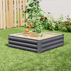 Galvanized Steel Raised Garden Bed Planter Box