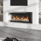 50 inch 3-Sided Smart Electric Fireplace